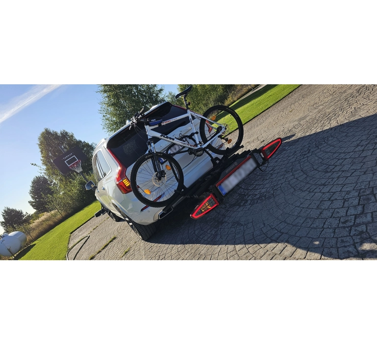 Bagażnik platforma rowerowa na hak SPINDER SL3 | przesuwny i składany